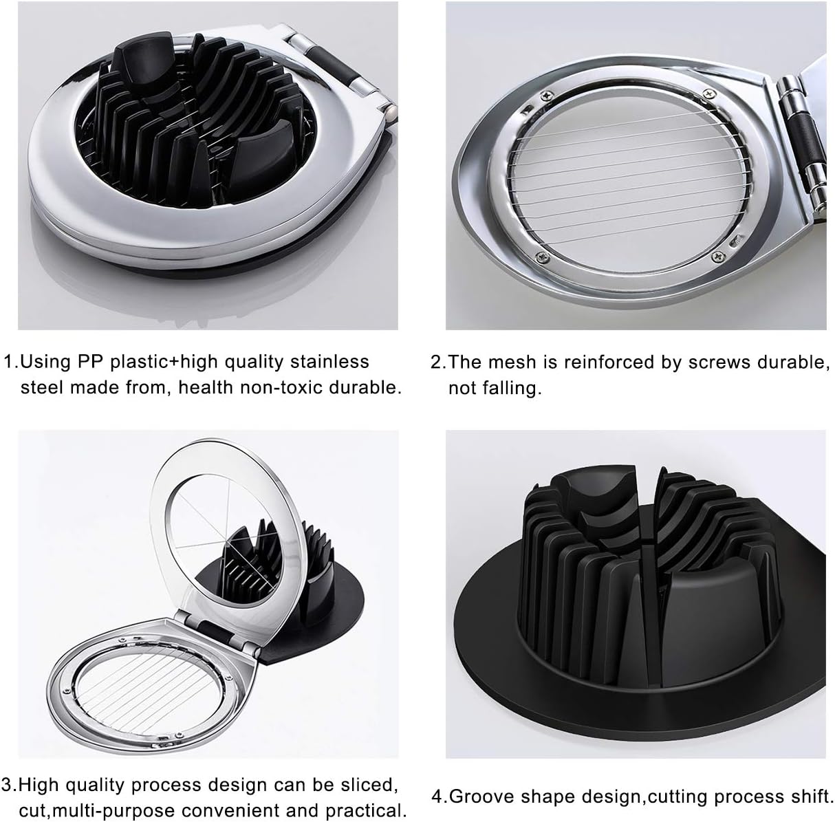 Egg Cutter in Stainless Steel