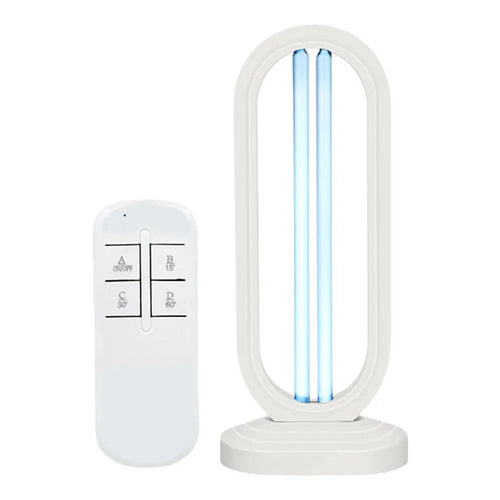 UV-C Sterilization Lamp - 38W with Remote and 3 Timer Settings - 41.5 × 18 cm