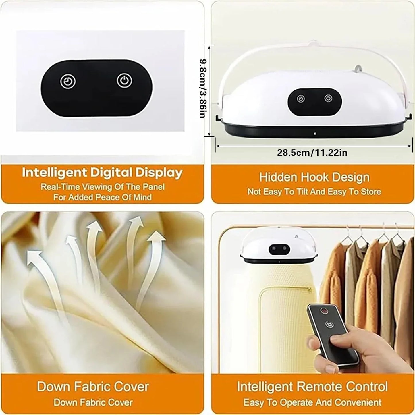 Compact Electric Dryer for Effortless Laundry Care
