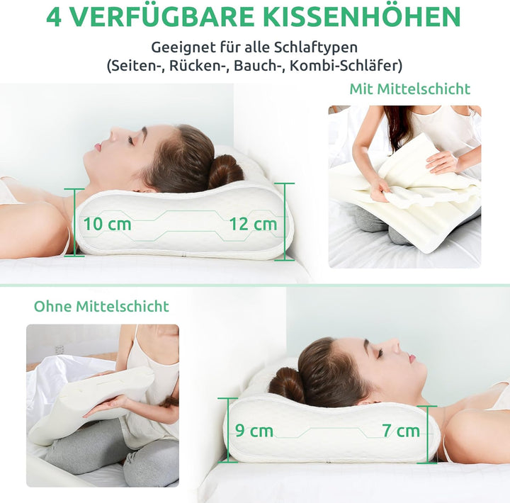 Ergonomic Neck Pillow for Orthopedic Support