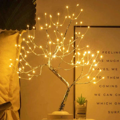 Wooden LED Light with Adjustable Branch Design