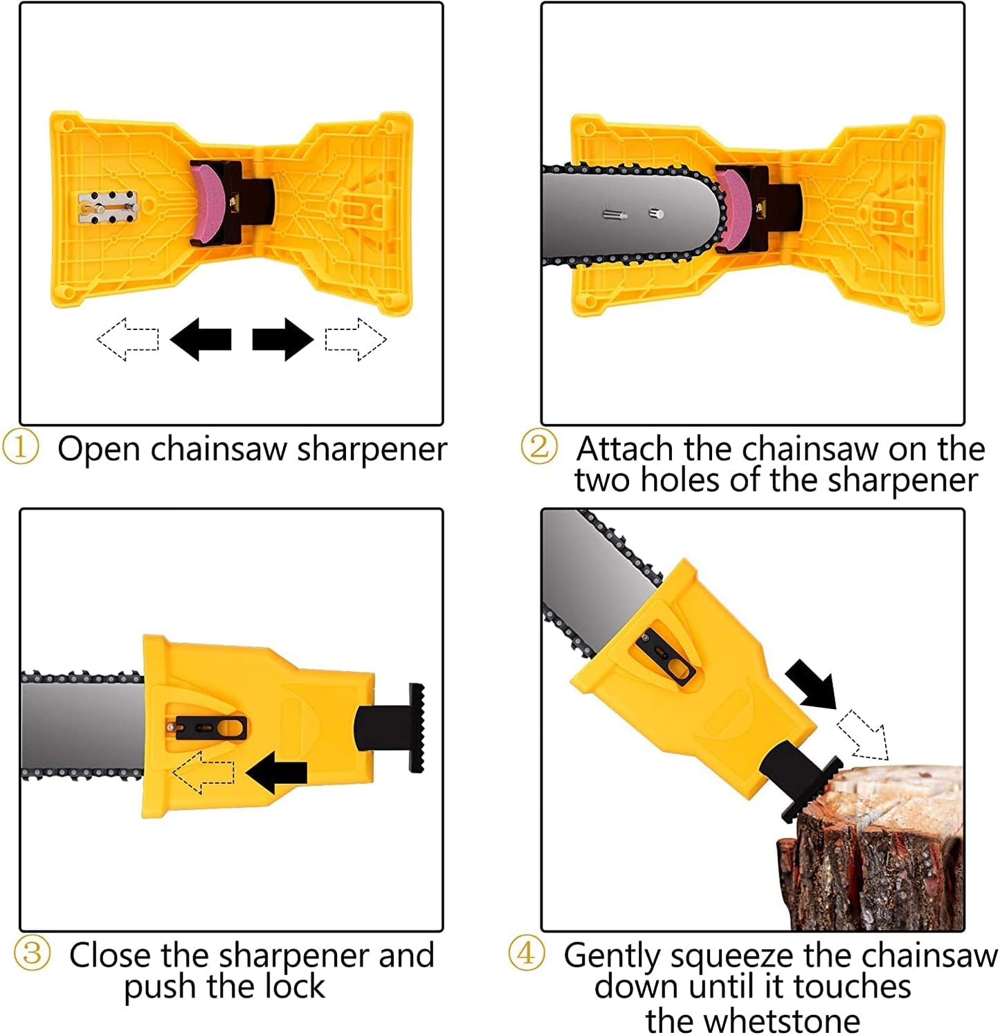 Portable Device for Sharpening Chainsaw Teeth