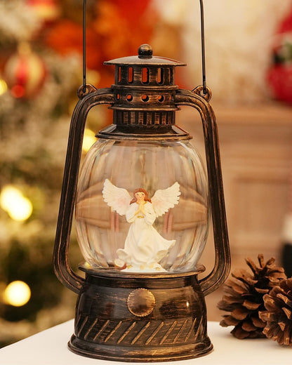 Decorative Autumn Lamp with Pumpkins – Warm LED Light & 6-Hour Timer