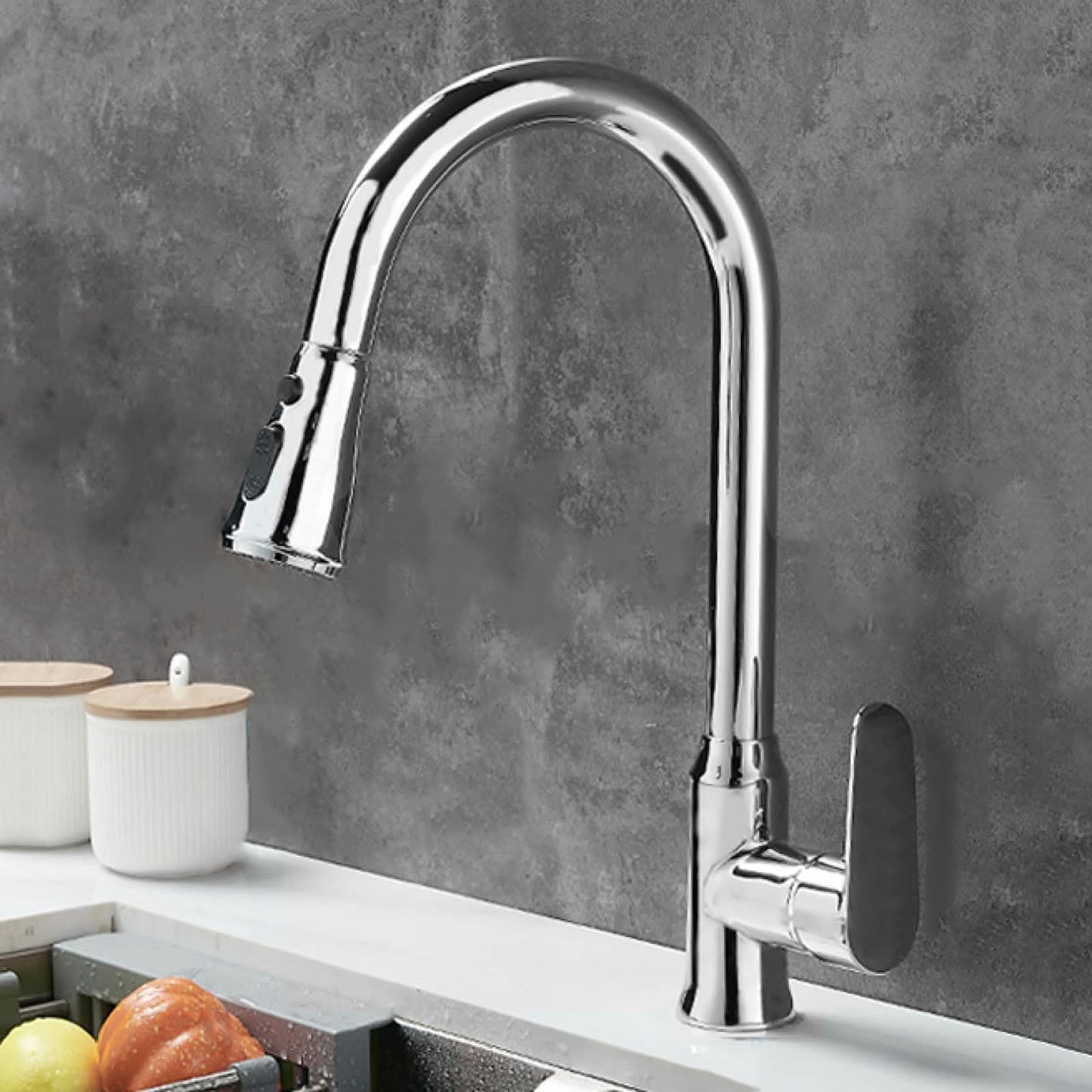 Pull-Down Kitchen Tap for Easy Daily Cleaning