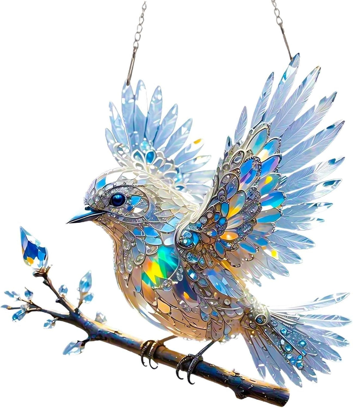 Stunning Crystal Avian Decor – Light-Reflecting Home Accent