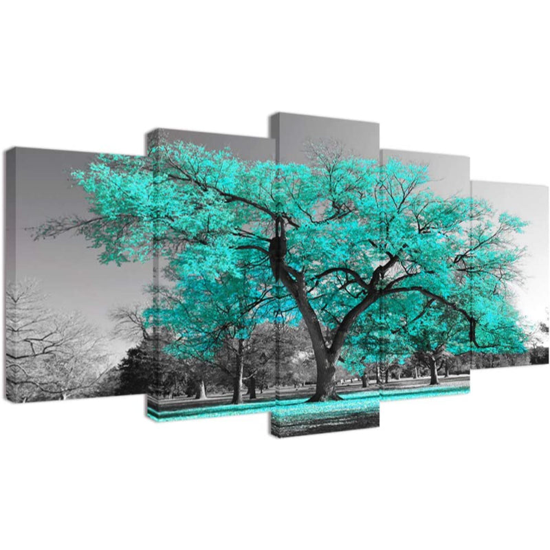 Vibrant 5-Piece Ocean-Inspired Canvas Artwork Set
