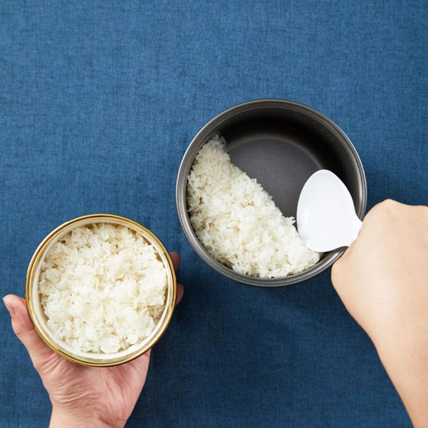 Compact 1.2L Rice Cooker with Steamer and One-Touch Control