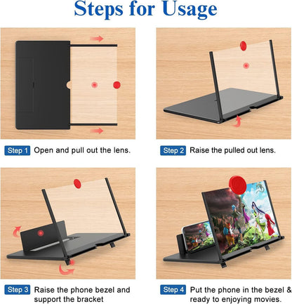 Enhanced Viewing Experience: 16-Inch Smartphone Screen Enhancer