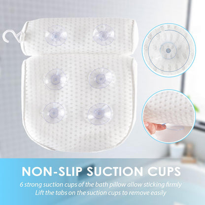 Relaxing Bath Pillow for Comfortable Soaking Sessions
