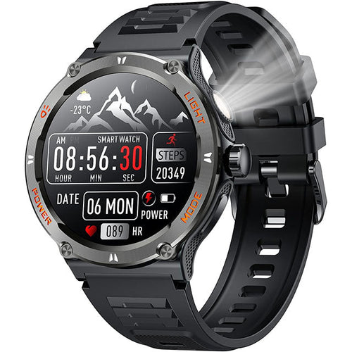 GPS Touchscreen Sport Watch for Men with LED Light and Compass