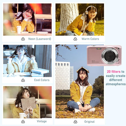 Digital Camera Compact Design with 4K Resolution