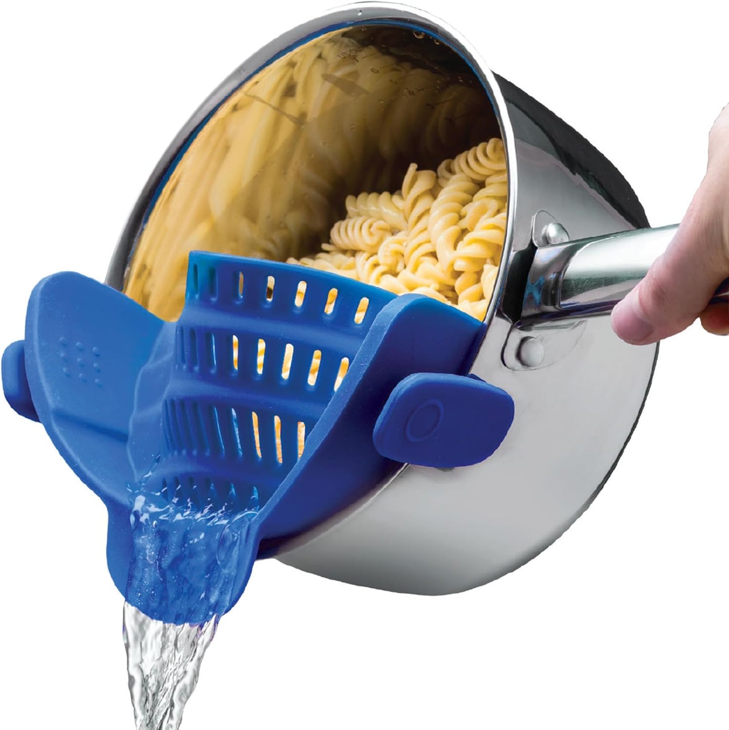 Clip-On Silicone Strainer for Easy Draining
