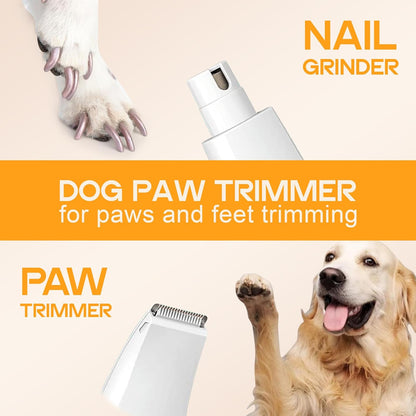 Ultimate 4-in-1 Cordless Pet Grooming Kit with Nail File