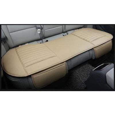 Bamboo Charcoal Car Seat Cushion - Odor Absorbing Leather Design for All Seasons