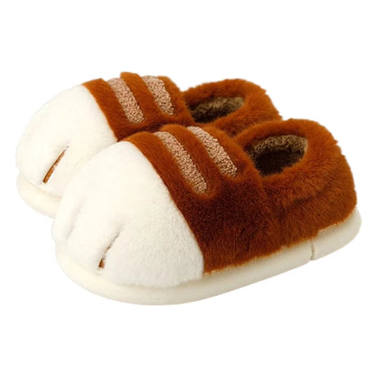 Women's Cat Paw Slippers | Soft & Cozy | Comfortable, Non-Slip | Fun Cat House Shoes for Home and Garden