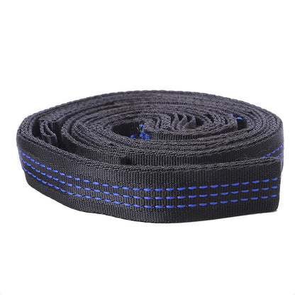 Hammock Suspension Set with 272 kg Load Capacity | Polyester Straps with 5 Rings | Pack of 2