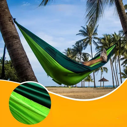Portable Camping Hammock – Lightweight, Durable Nylon for Outdoor Use