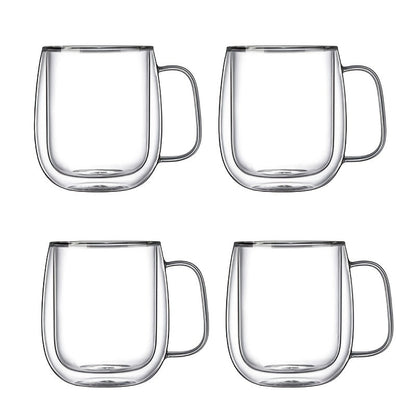 Double-walled Borosilicate Glass Mug – Heat Resistant and Stylish