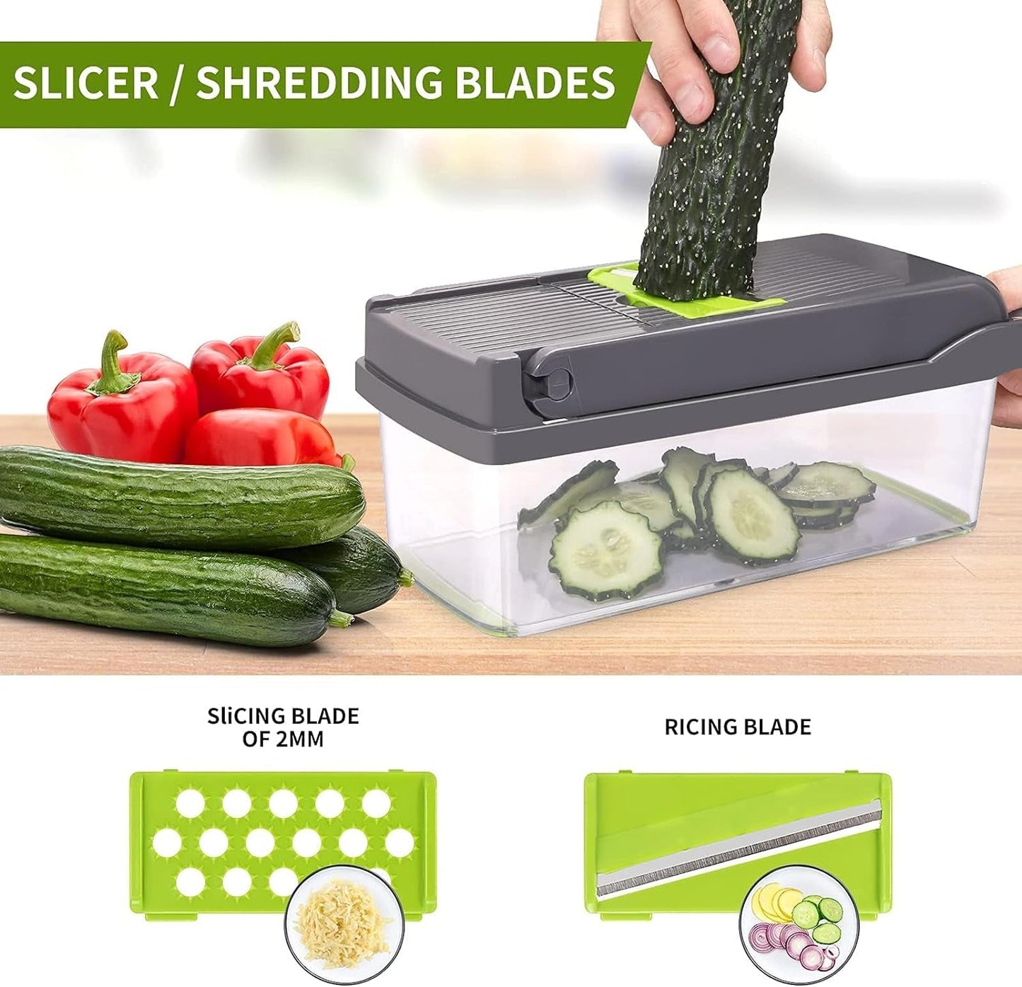 13-in-1 Vegetable Cutter for Quick Meal Prep