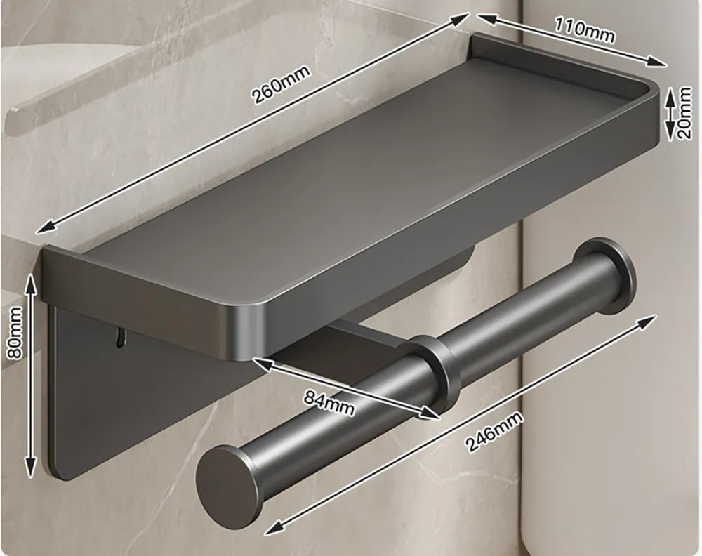All-in-One Bathroom Organizer for Stylish Decluttering
