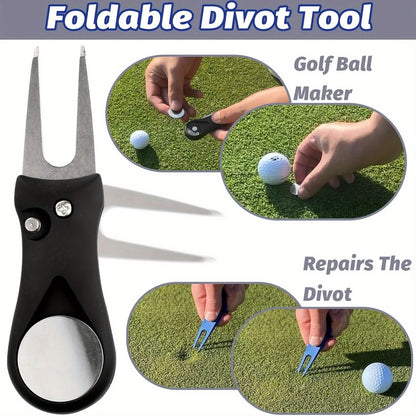 Golf Cleaning Tools Set for Fairways and Greens