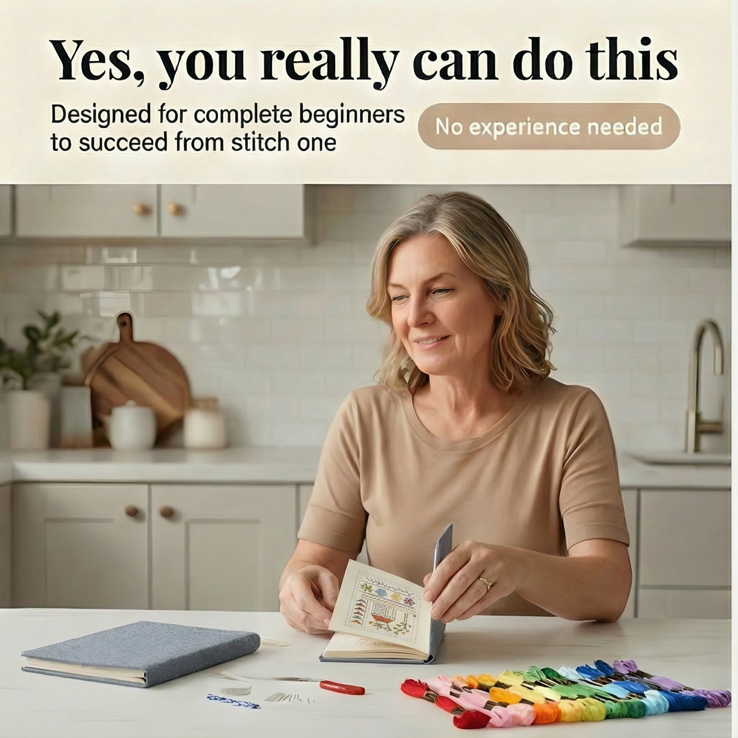 Master 106 Embroidery Stitches with Easy Step-by-Step Guidance