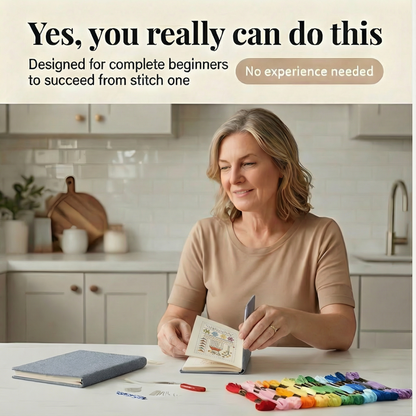 Master 106 Embroidery Stitches with Easy Step-by-Step Guidance