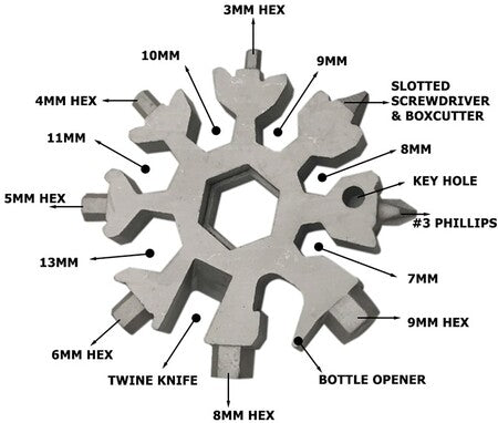 MultiTool Pro | 18-in-1 Compact Utility Keychain
