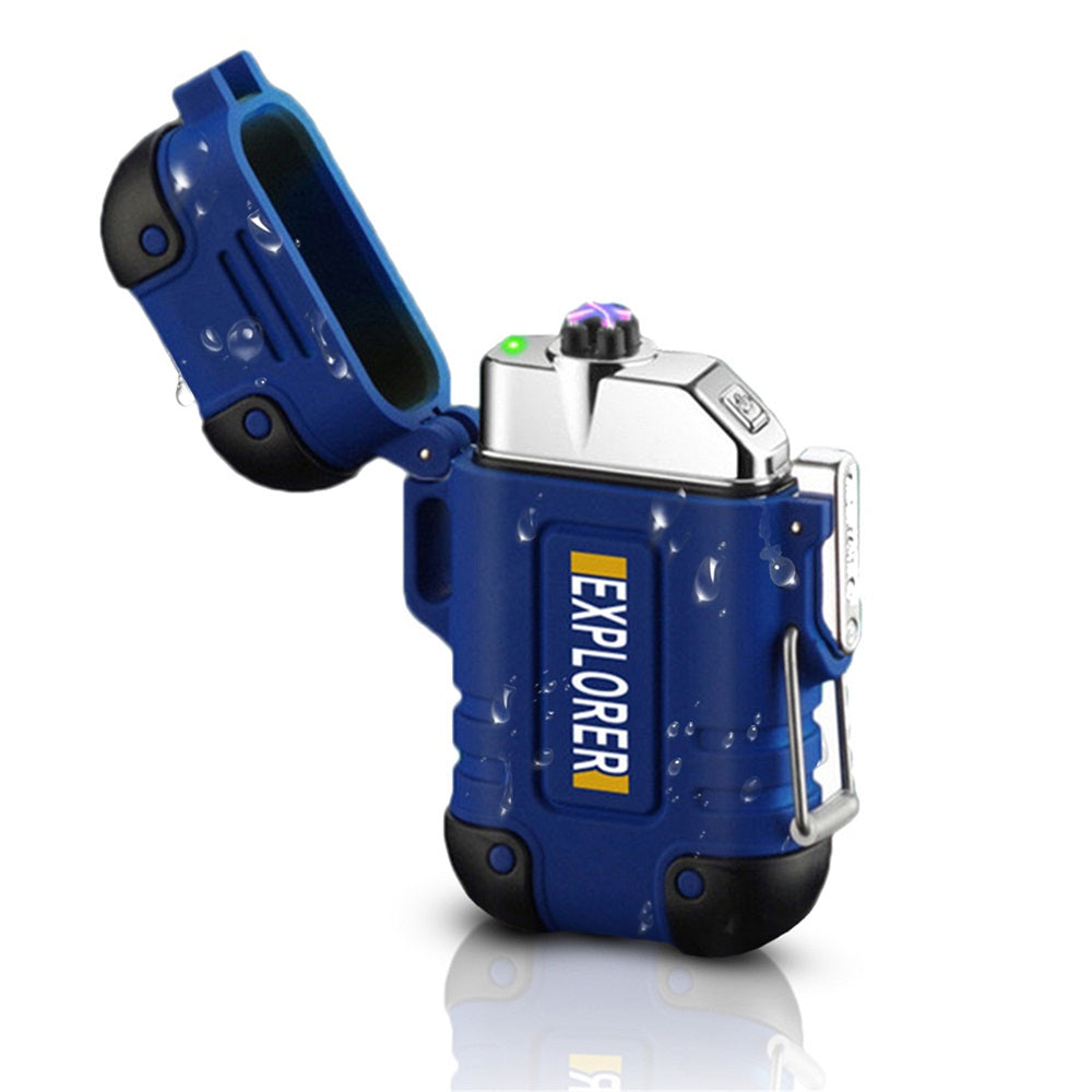 Plasma Lighter with Double Arc – Windproof and Waterproof Design