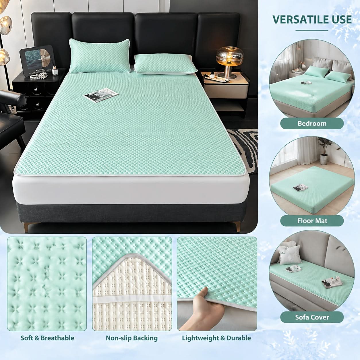 Foldable Sleep Mat for Cooling Comfort