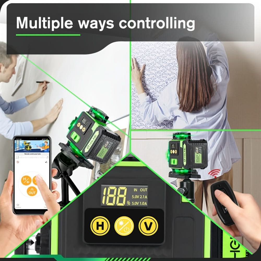 360-Degree Laser Leveling Tool for Accurate Construction Alignment