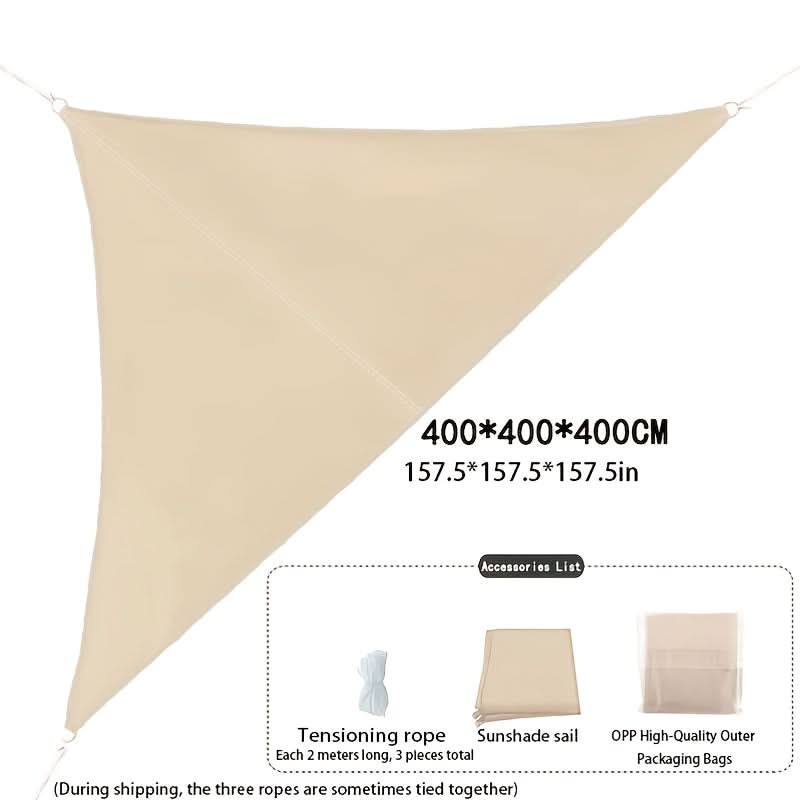 Triangle Sun Shade Sail for Outdoor Use