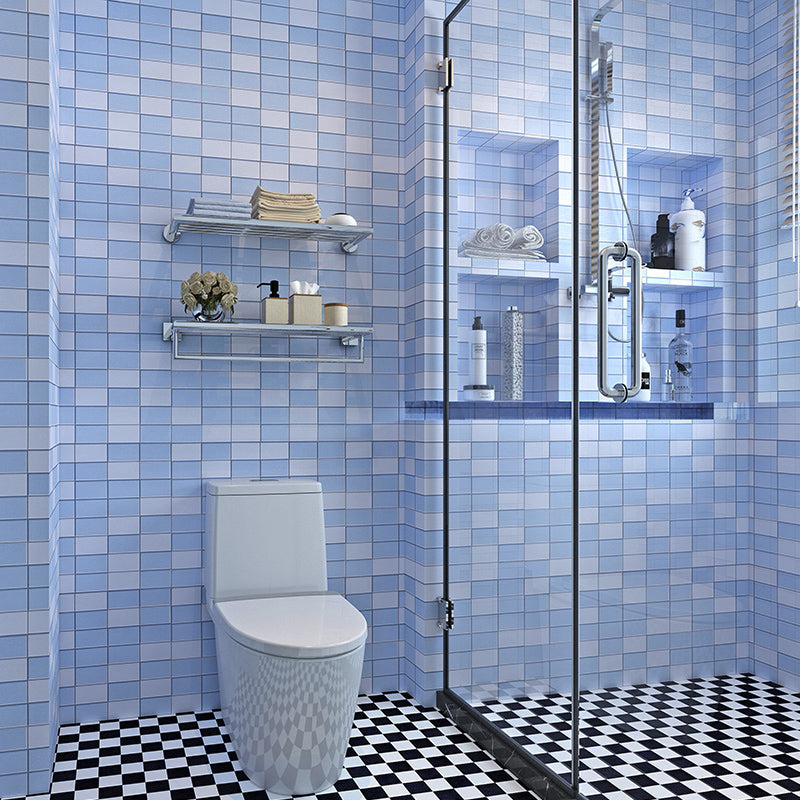 Colorful Waterproof Shower Wallpaper - Mosaic Peel and Stick Tiles