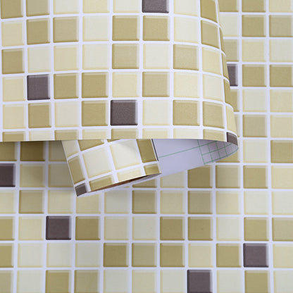 Colorful Waterproof Shower Wallpaper - Mosaic Peel and Stick Tiles