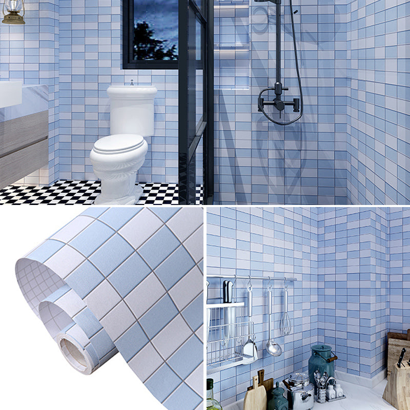 Colorful Waterproof Shower Wallpaper - Mosaic Peel and Stick Tiles