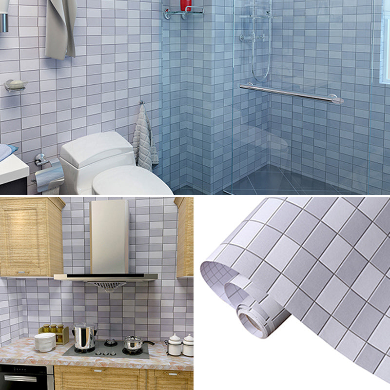 Colorful Waterproof Shower Wallpaper - Mosaic Peel and Stick Tiles