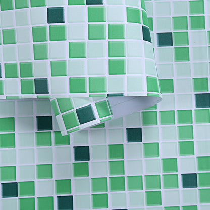 Colorful Waterproof Shower Wallpaper - Mosaic Peel and Stick Tiles