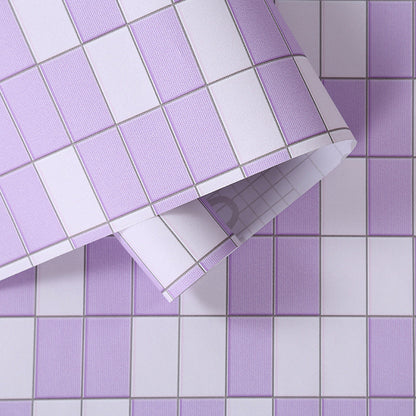 Colorful Waterproof Shower Wallpaper - Mosaic Peel and Stick Tiles