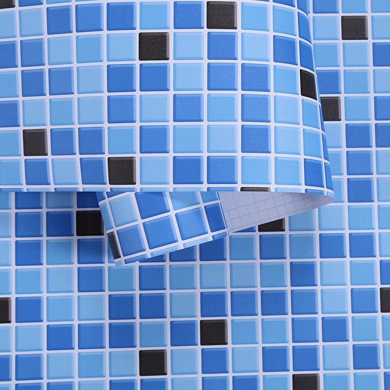 Colorful Waterproof Shower Wallpaper - Mosaic Peel and Stick Tiles