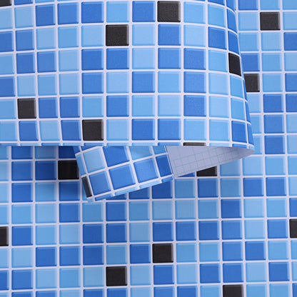 Colorful Waterproof Shower Wallpaper - Mosaic Peel and Stick Tiles