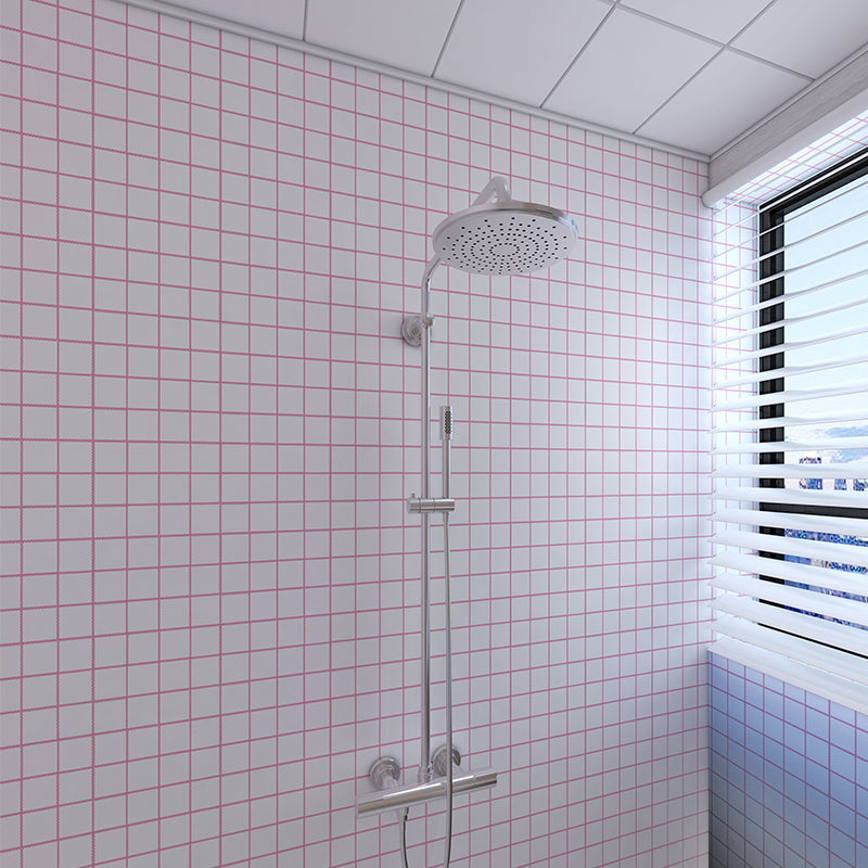 Colorful Waterproof Shower Wallpaper - Mosaic Peel and Stick Tiles