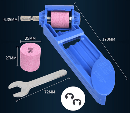 Precision Drill Sharpener for Electric Drills | Compact Tool for Home and Workshop