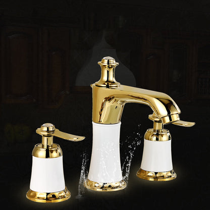 Modern Deck Mount Trim for Bathtub Faucet in Contemporary Style