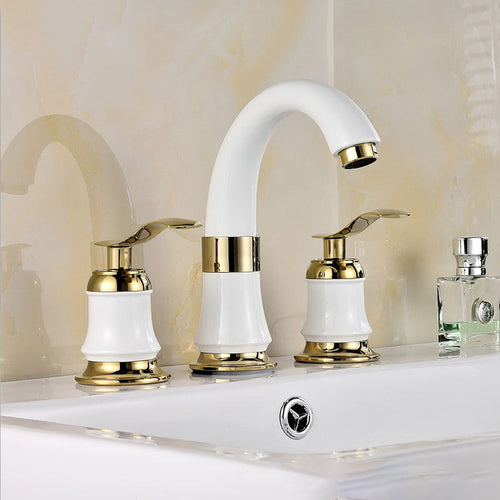 Modern Deck Mount Trim for Bathtub Faucet in Contemporary Style