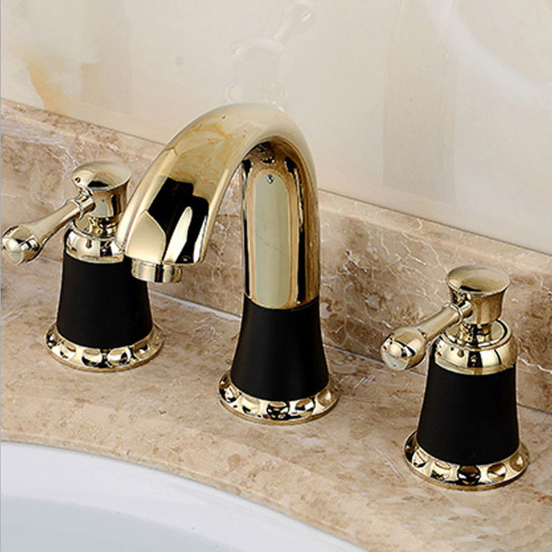 Modern Deck Mount Trim for Bathtub Faucet in Contemporary Style