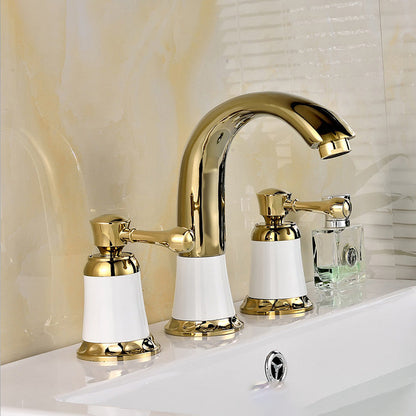 Modern Deck Mount Trim for Bathtub Faucet in Contemporary Style