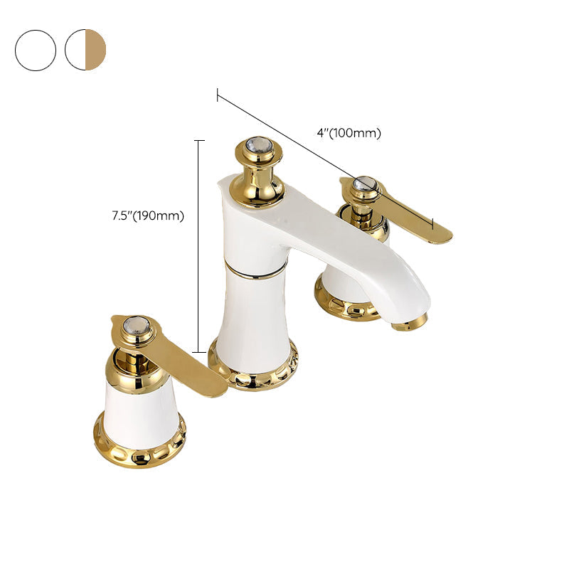 Modern Deck Mount Trim for Bathtub Faucet in Contemporary Style