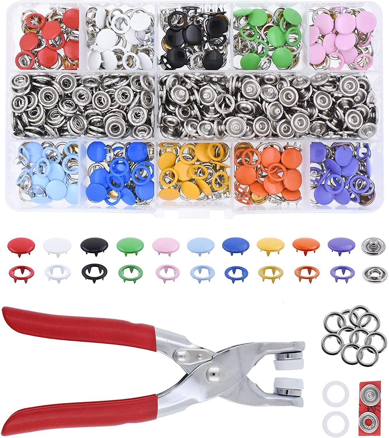 Complete Set of Metal Snap Fasteners - Last Day Discount