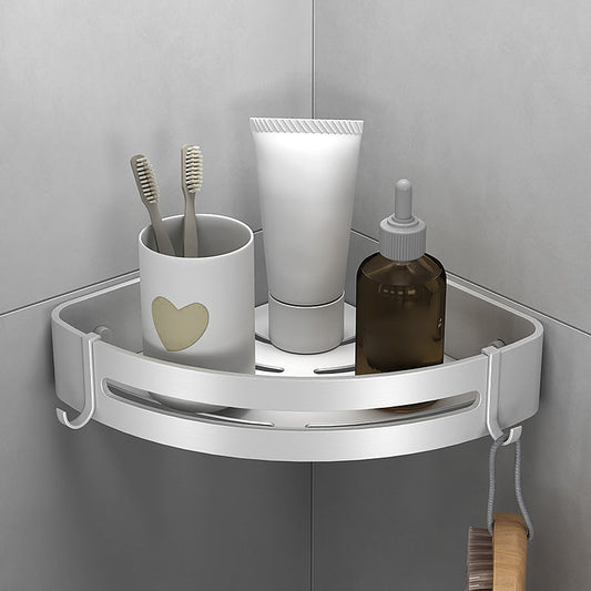 Modern Silver Bathroom Accessories Set with Rust Protection