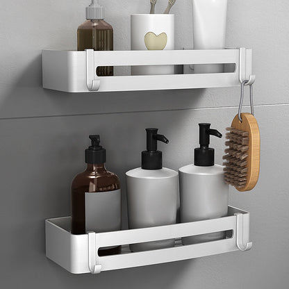 Modern Silver Bathroom Accessories Set with Rust Protection